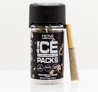 ROVE - Peaches & Cream Ice Rosin Diamond Hash 5 Pack - 2.5g - ROV