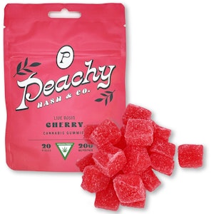 PEACHY - Cherry Live Rosin Gummies | 200mg