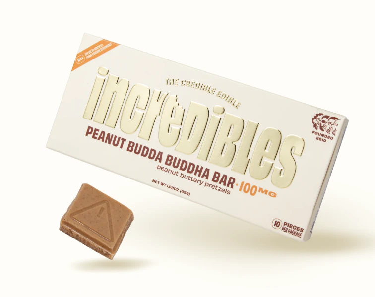 incredibles - Incredibles Chocolate 100mg - Peanut Budda Buddha Main Image