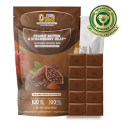 [REC] Inclusion Gourmet | Cannabar | PB&J Milk Chocolate | 100mg/1pc