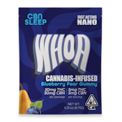 WHOA | BLUEBERRY PEAR 1:1 THC/CBD | EDIBLE