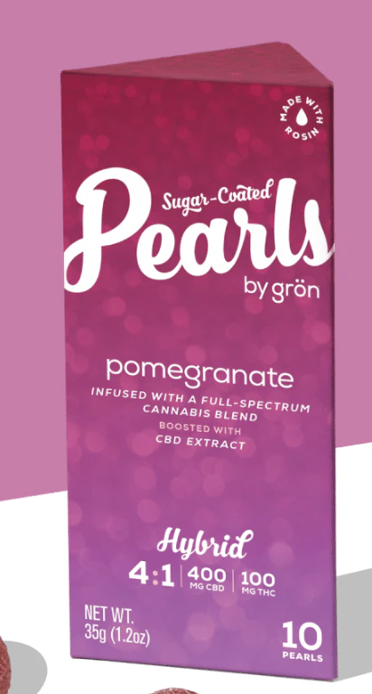 Pearls by Gron - Pomegranate 4:1 CBD:THC Main Image