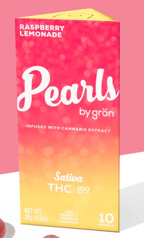 Pearls by Gron - Raspberry Lemonade 100Mg Main Image