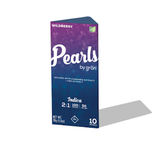 Grön - Gron | Edibles | Wildberry Pearls-2:1THC/CBN Indica | 10pk 100mg