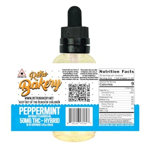 Retro Bakery - Peppermint Tincture 50mg