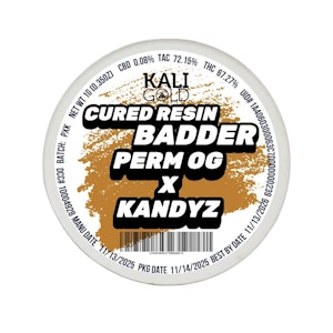 KALI GOLD - Kali Gold Perm OG x Kandys Cured Resin Badder 1.0g