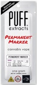 Puff - Permanent Marker - 93% THC - 1.0g - Vape Cartridge