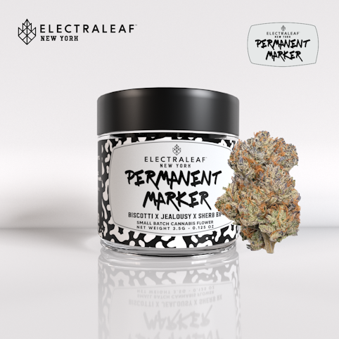 ElectraLeaf - Permanent Marker -Hybrid- 21.52% THC | (Flower) Jar 3.5g | Electraleaf     -ac1