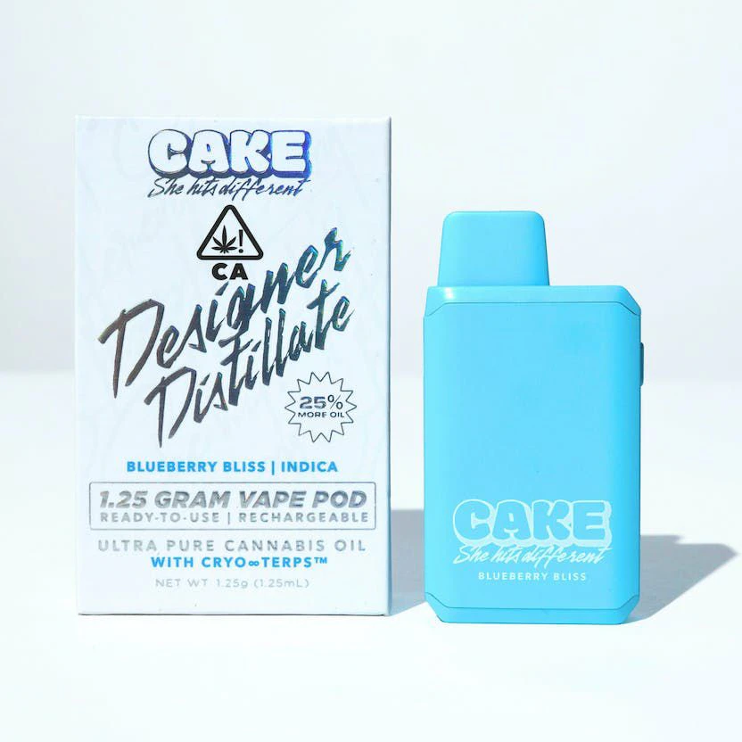 CAKE she hits different - CAKE - Disposable - Blueberry Bliss - 1.25G Main Image