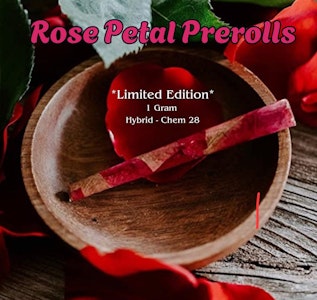 Molecular Farms - *Limited* Preroll - 1g Rose Petal Cone - Chem 28 - Hybrid