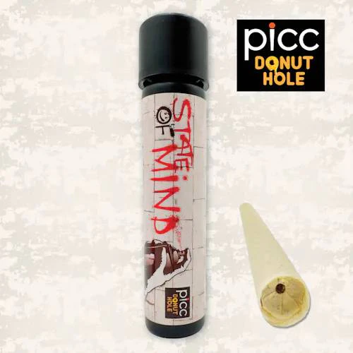 PiCC - PiCC | State of Mind | Live Resin Infused Preroll | Train Wreck x Acapulco Gold | 1g Main Image