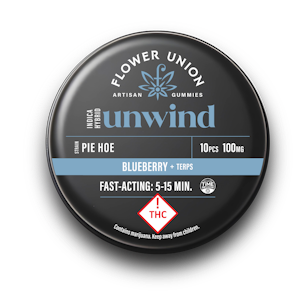 Flower Union - Flower Union - Gummies - Aqua Berry: Blueberry Flavor - 100mg