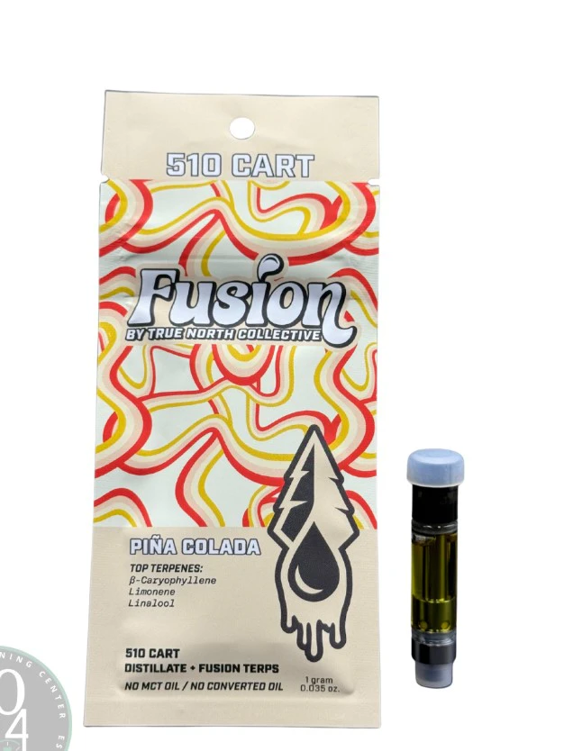 True North -  True North-Fusion-Pina Colada-Hybrid-1g 510 cart-80.07% THC Main Image