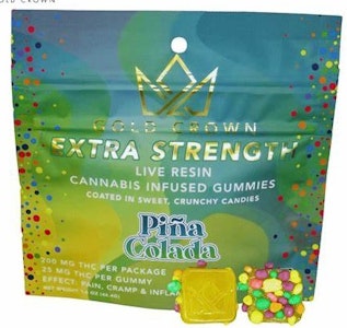 GOLD CROWN - Gold Crown 200MG - Pina Colada Nerds Edibles