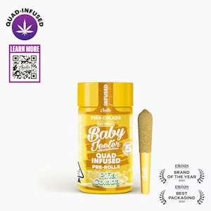 JEETER - Jeeter - Pre Roll Pack - Infused Baby Jeeter - Hybrid - Pina Colada - (2.5g total) 5 Pack