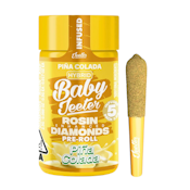 Pina Colada (H) | .5g 5pk Rosin Enhanced Diamond Infused Baby Jeeter Prerolls | Jeeter