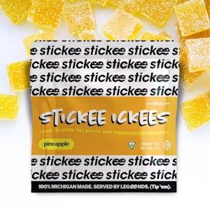 Stickee-ickees - Stickee-ickees - Pineapple 200MG (5x40MG)