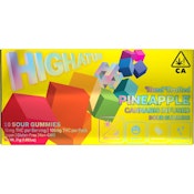 CBX - Highatus - Pineapple - 100mg THC Sour Gummies - 10pk