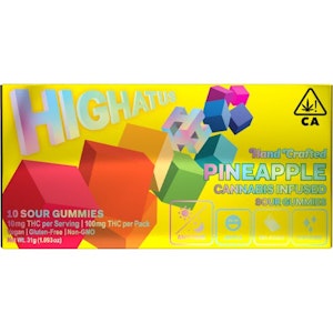 HIGHATUS - CBX - Highatus - Pineapple - 100mg THC Sour Gummies - 10pk