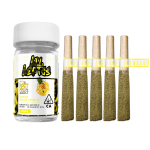 LEFT COAST - LIL LEFTYS Infused Prerolls 5 pack 3.75G - Pineapple Splash