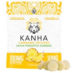 KANHA - *PROMO* KANHA - 10ct. 100mg THC (Sativa) - Classic Pineapple