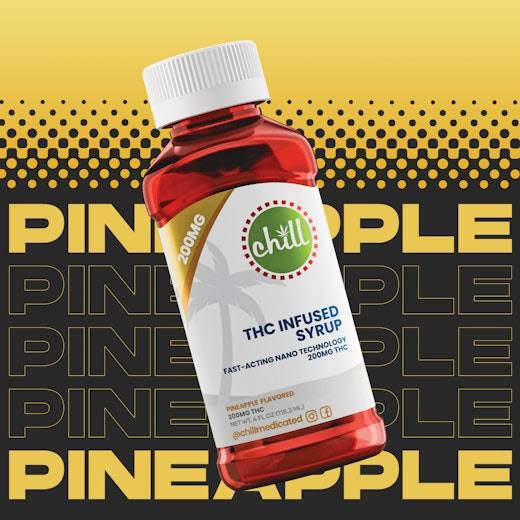 Pineapple | 200mg THC Syrup | Chill Medicated | MED