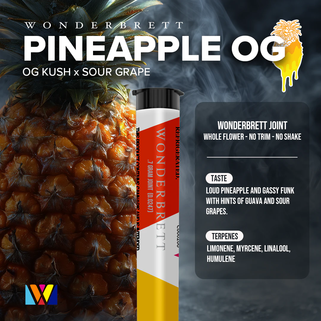 Wonderbrett - Wonderbrett 0.7g Joint Pineapple OG Main Image