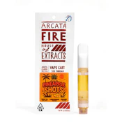 Arcata Fire - 1g Cured Resin Cart - Pineapple Shots