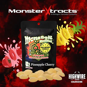Monster Gummies Pineapple Cherry Crush 200mg (Sativa)