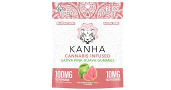Kanha - Pink Guava Sativa Gummies - 100mg