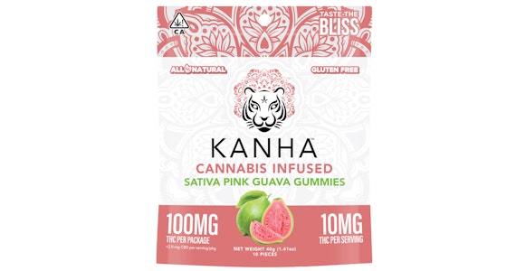 KANHA - Kanha - Pink Guava Sativa Gummies - 100mg