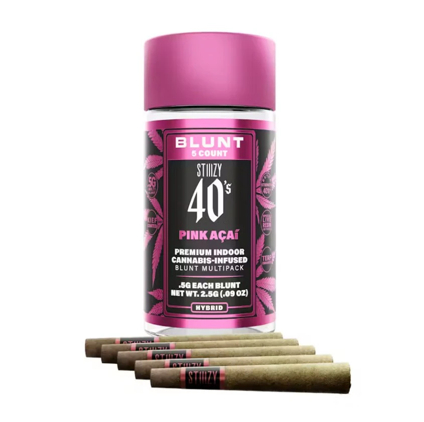 STIIIZY - Stiiizy - Pink Acai - 2.5g 40's Infused Mini Blunts - 5pk Main Image