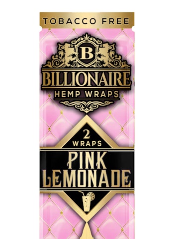 Billionaire - Pink Lemonade x 2pk Hemp Wraps | Billionaire