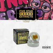 Five Star Extracts Cured Badder Pink Certz 1g