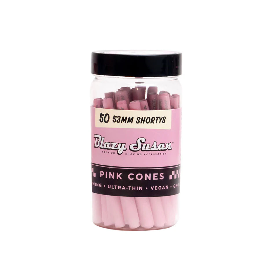 Blazy Susan - PINK PAPER CONES 53MM (50PK) - BLAZY SUSAN Main Image