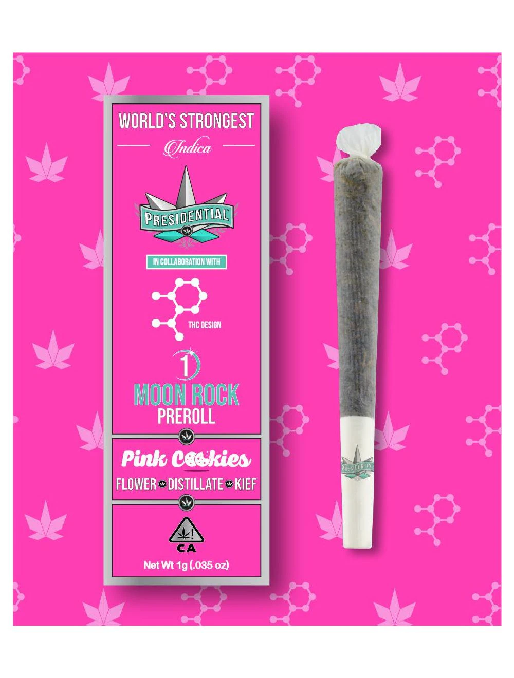 Presidential - Presidential - Moon Rock Preroll - Pink Cookies- 1g Main Image