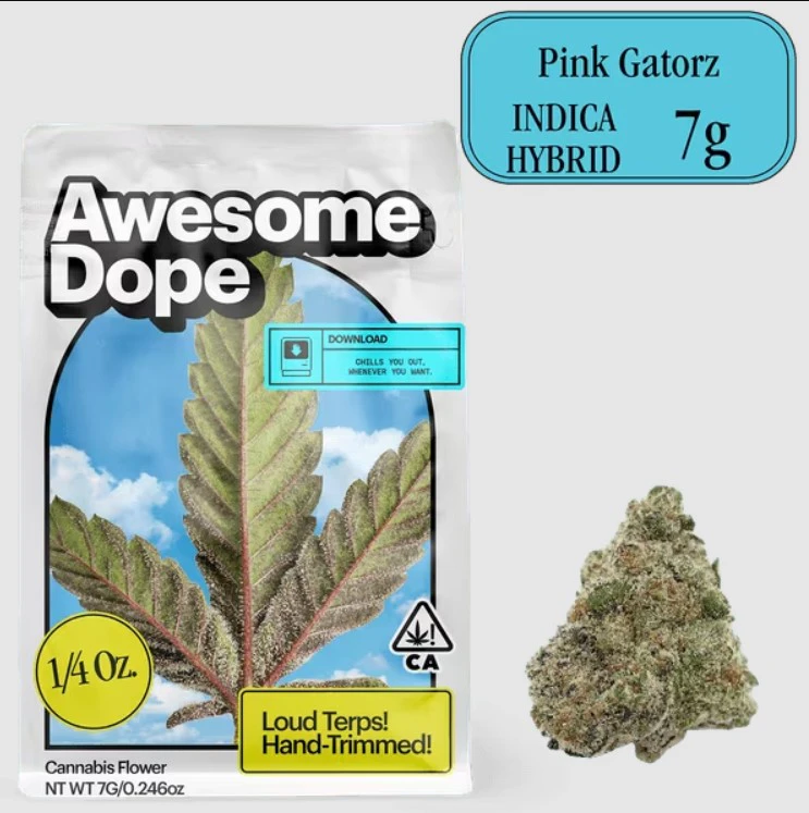Awesome Dope - Awesome Dope - Pink Gatorz - 7g Flower Main Image