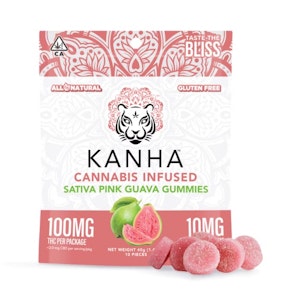 PINK GUAVA GUMMIES- 100MG