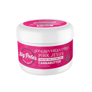 BIG PETE'S TREATS - Pink Jesus | 1000mg Cannabutter | Big Pete's Treats