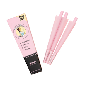 Blazy Susan Pink Paper Cones King Size (3pk)