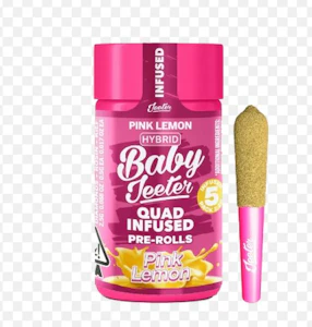 JEETER - Jeeter - Pink Lemon - 2.5g Infused Baby Jeeter Pre-Rolls - 5pk