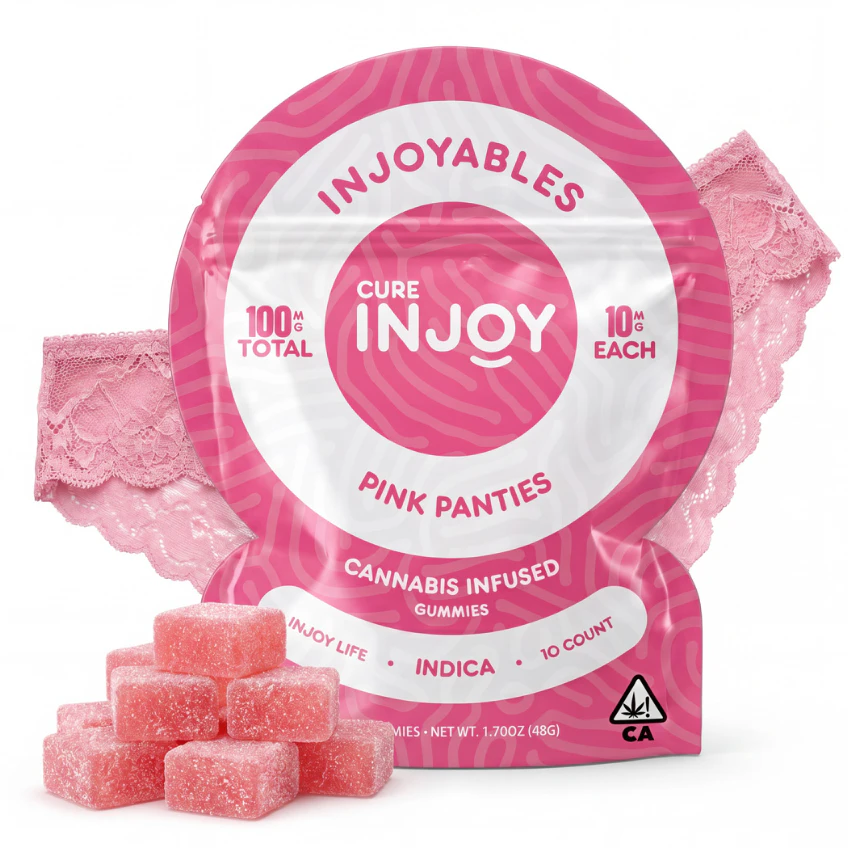 Cure Injoy - Cure Injoy - Pink Panties - 100mg THC Gummies - 10pk Main Image