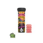 KIVA LOST FARM - Pink Pineapple Sour Dream -  Live Rosin Gummies - 100MG