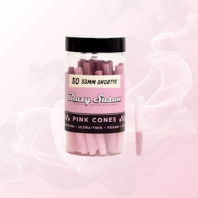 Blazy Susan Pink Shorties Cones - 50 pack