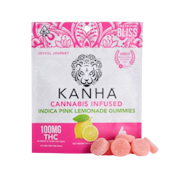 KANHA - Pink Lemonade Indica Gummies 100mg 