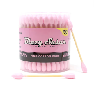 LUV BUDS - Blazy Susan | (100ct) | Pink Cotton Buds