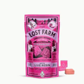 Lost Farm Strawberry Pink Jesus Live Resin Chews