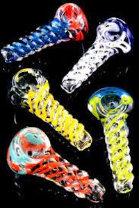Haven - 3" Twisted Glass Pipe