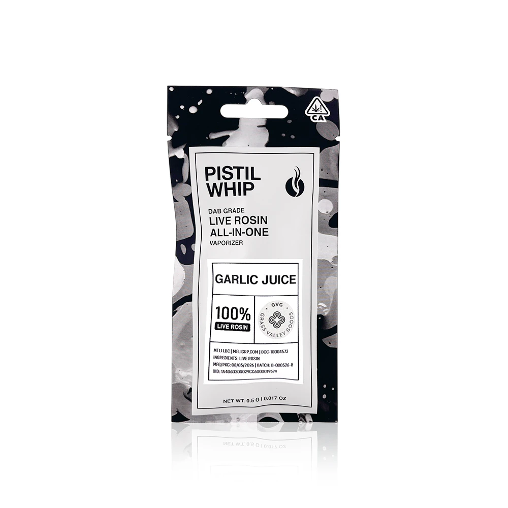 Pistil Whip - PISTIL WHIP - All In One - Garlic Juice - Live Rosin - .5G Main Image