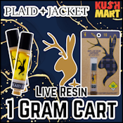 Plaid Jacket | Glacee Blanche | Live Resin | Cartridge | DOH | 1g